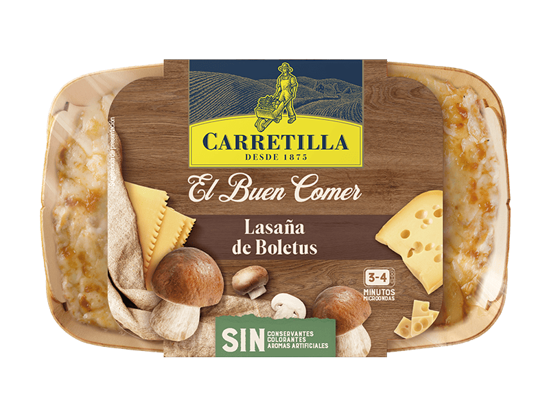Lasaña de Boletus