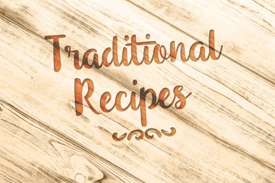 Recetas tradicionales