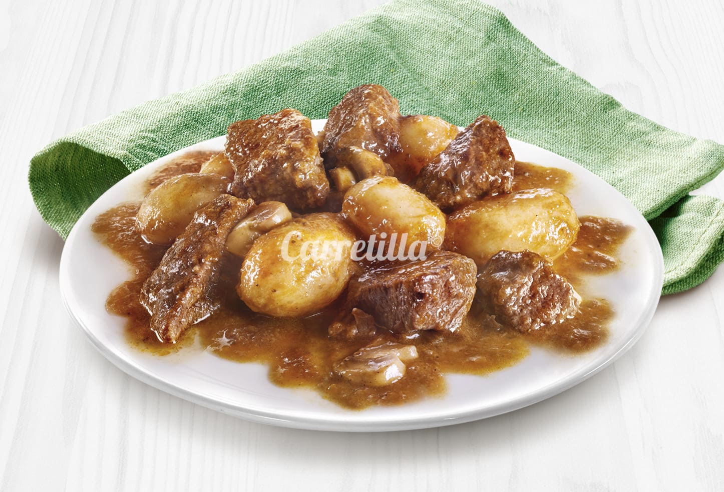 Veal Ragout in a Port wine sauce with Parisian Potatoes