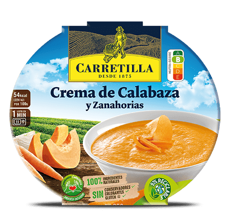 Crema de Calabaza y Zanahoria